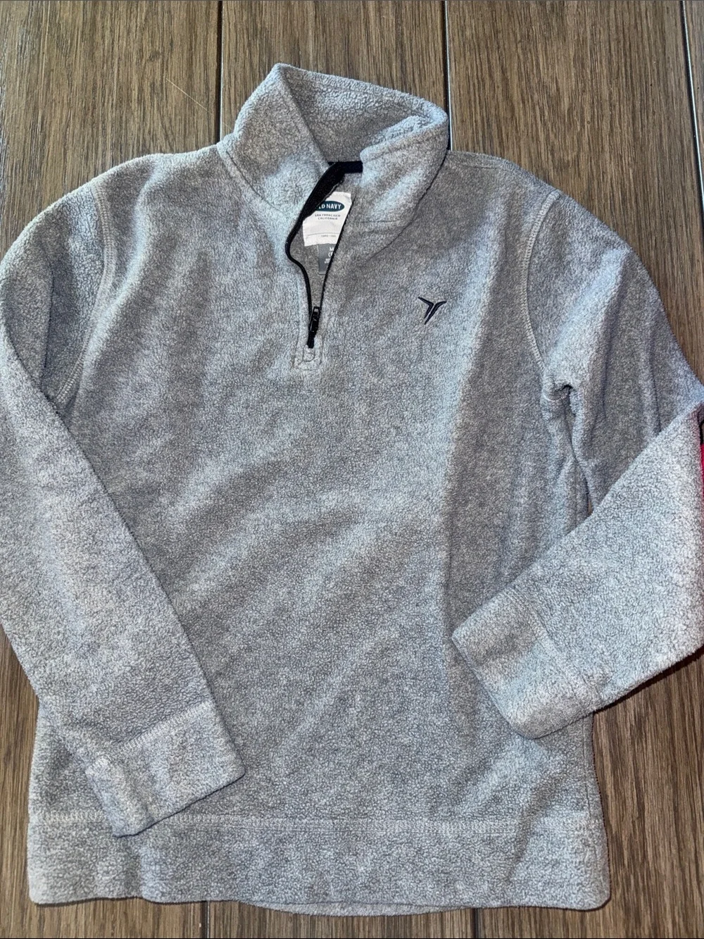 Light Gray Quarter-Zip Fleece Pullover - Men